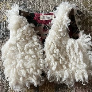 Faux fur vest